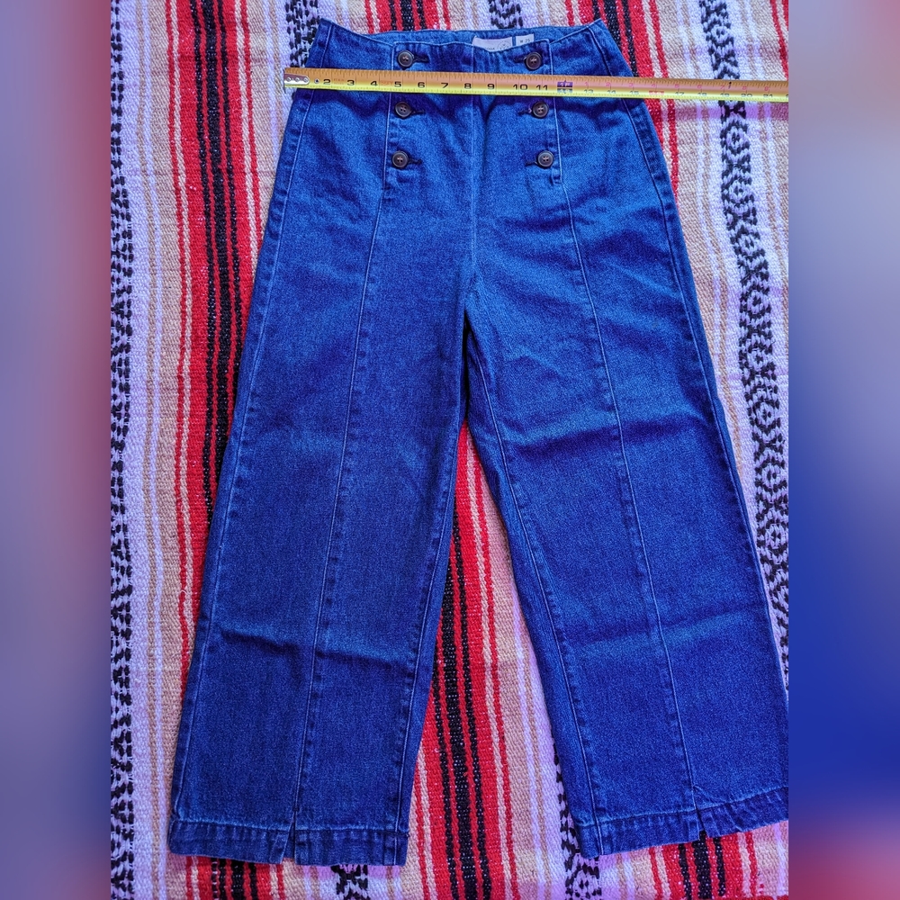 Modcloth wide leg sailor jeans